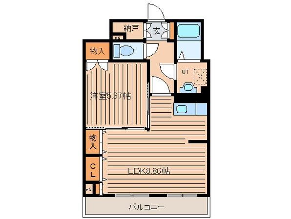 レジデンスカープ札幌の物件間取画像